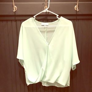Pale green top- flowy and gorgeous!